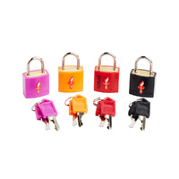TSA Keyed Luggage Locks - 4 pack (assorted colours)