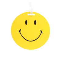 Edge Smiley Face Luggage Tags -  2 & 4 PACKs