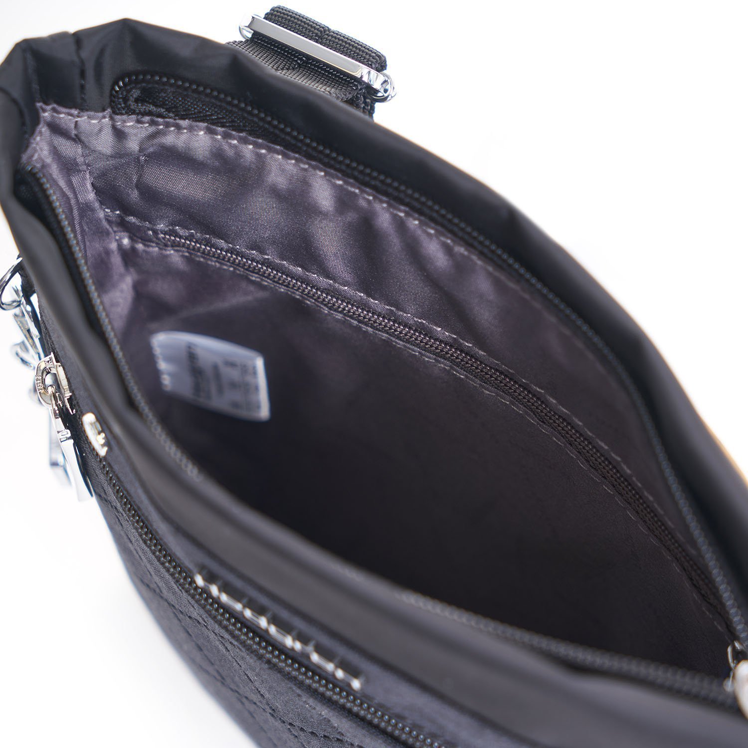 men's the blend monogram canvas vertical crossover bag