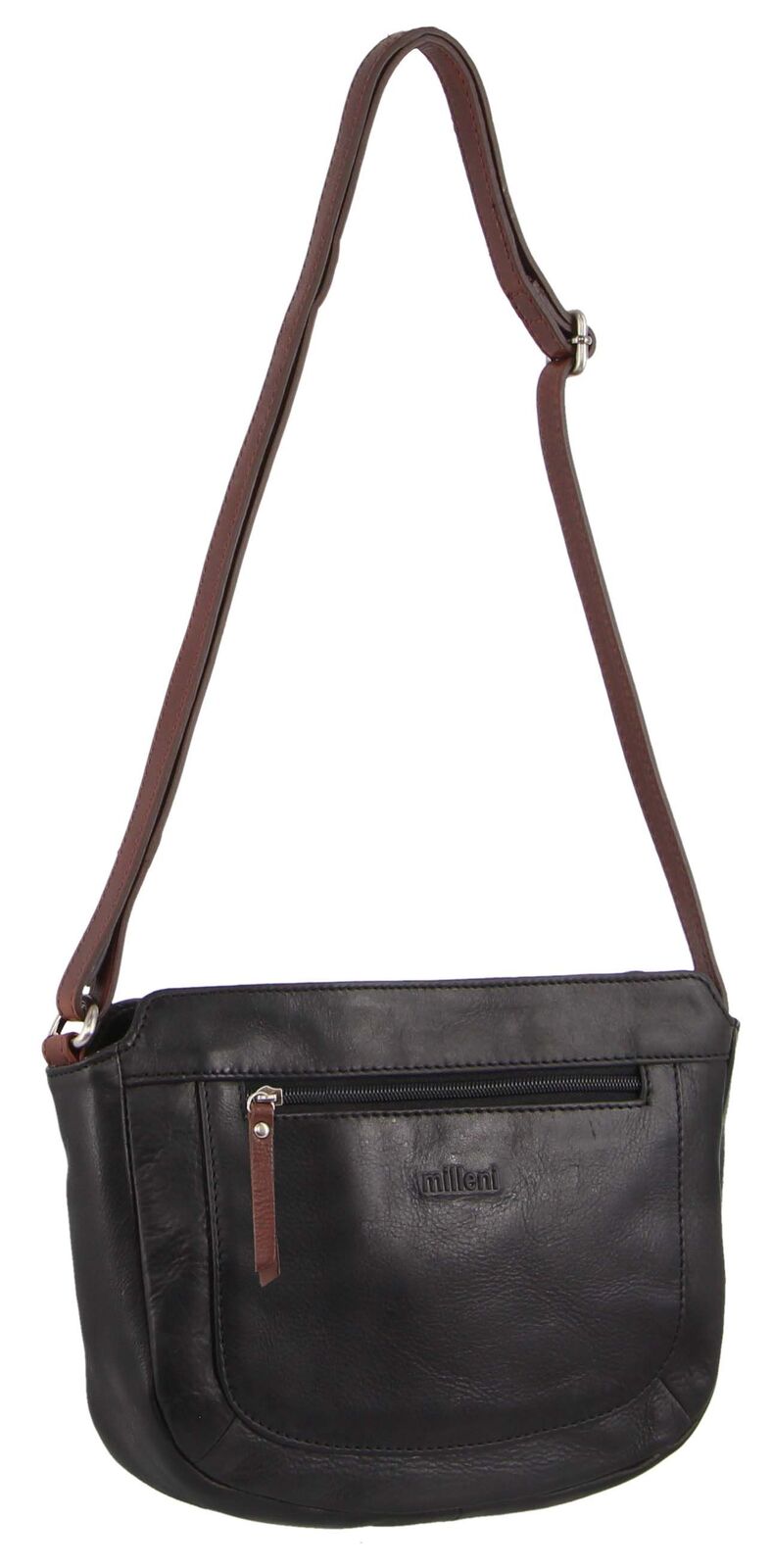 Milleni Ladies Nappa Leather CrossBody Shoulder Bag NL3054