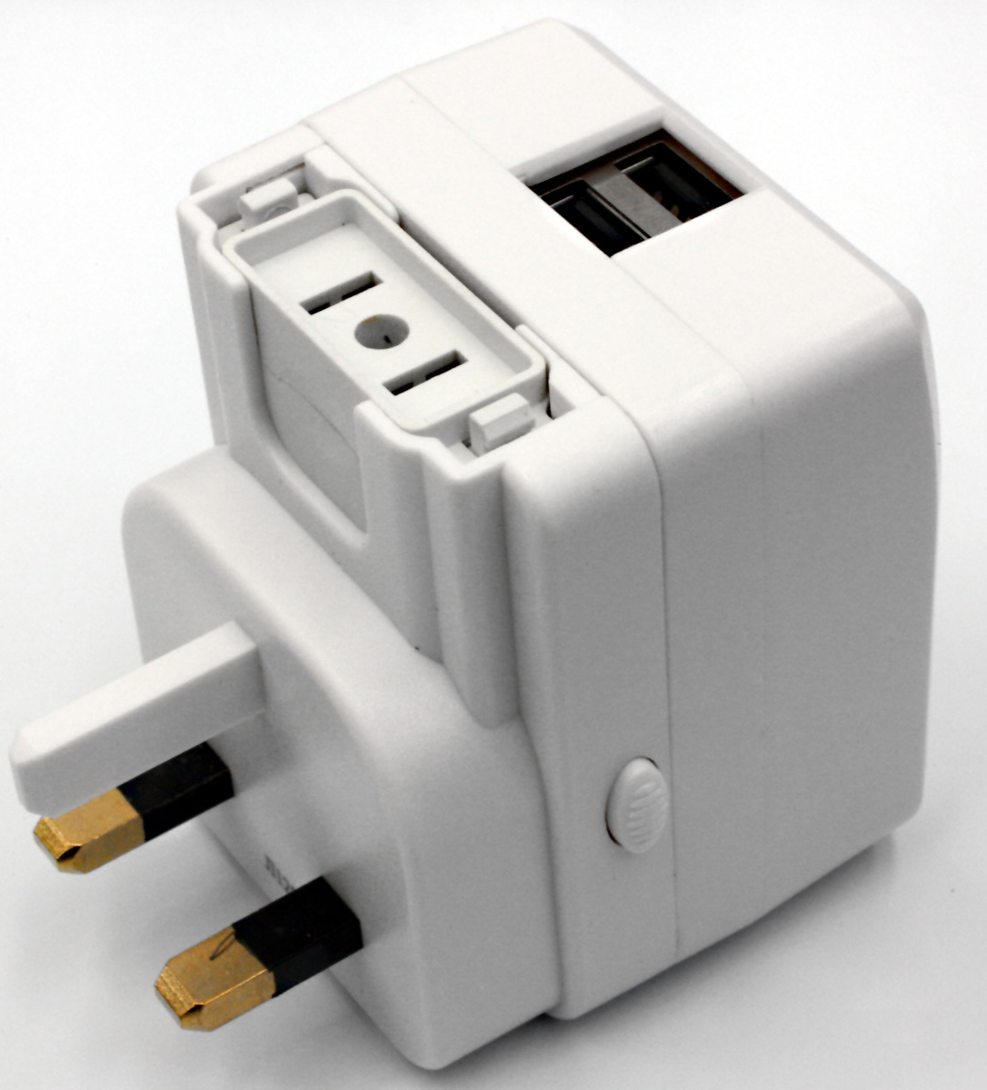 USB Travel Adaptor, Universal Adaptor - 2 ports