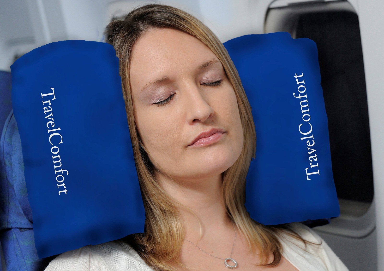 inflatable travel pillow in store