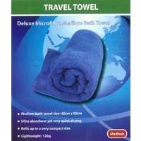 Edge Deluxe Microfibre Travel Towel - Medium - 42cm x 92cm