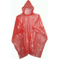 TBD Edge Emergency Poncho - Red