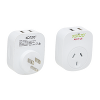 Korjo USB A+C & Power Adaptor for use in US (USB ACUS)
