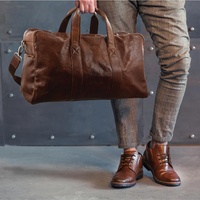 Pierre Cardin Rustic Italian Leather Overnight Bag PC2825