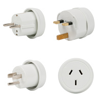 Jackson 3 Set Travel Adaptors  - USA, Euro, UK