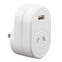 Edge AUST. to JAPAN Travel Adaptor USB - 1 Amp Total