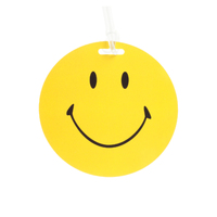 Edge Smiley Face Luggage Tags -  2 & 4 PACKs