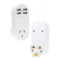 Jackson UK Travel Adaptor - 3.1 Amp - 4 x USB