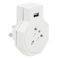 Jackson UK/USA/Japan Deluxe Reverse Adaptor with USB