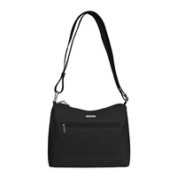 Travelon Carry Safe Shoulder Bag BLACK