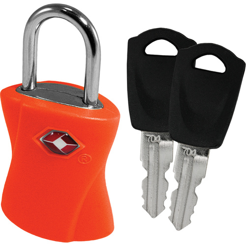 TSA Lock Keyed NEON ORANGE