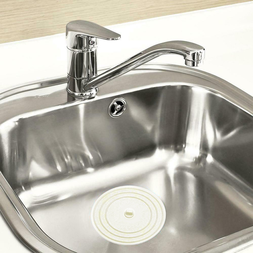 Edge White PVC Sink Stopper