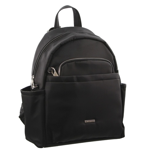 Pierre Cardin Slash-Proof Anti-Theft Backpack - BLACK