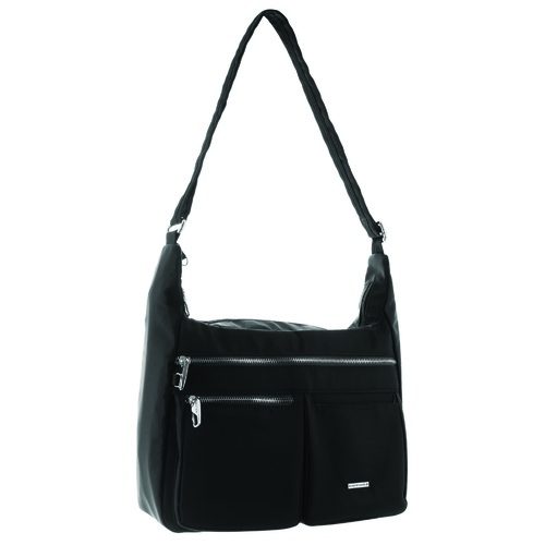 Pierre Cardin Anti-Theft RFID Cross Body Bag -PC2998- BLACK