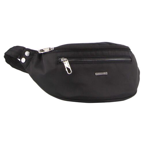 Pierre Cardin Anti Theft Waist Bag -Black PC3178BK