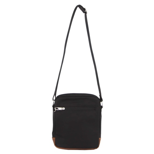 Pierre Cardin Nylon Cross Body Bag - BLACK
