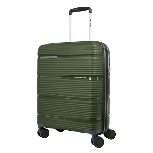 Pierre Cardin Cabin Size Suitcase - 4014 GREEN