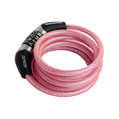 Korjo Wordlock Minicable Lock - PINK